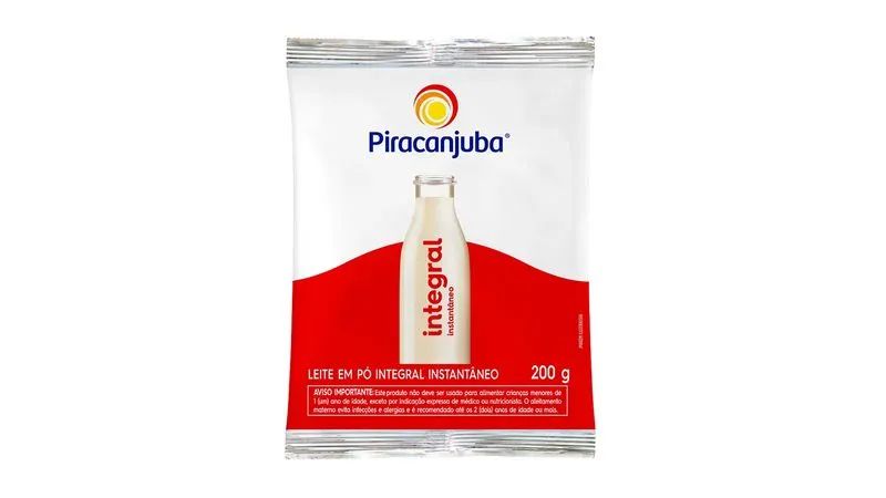LEITE EM PO PIRACANJUBA INTEGRAL INSTAN 200 G