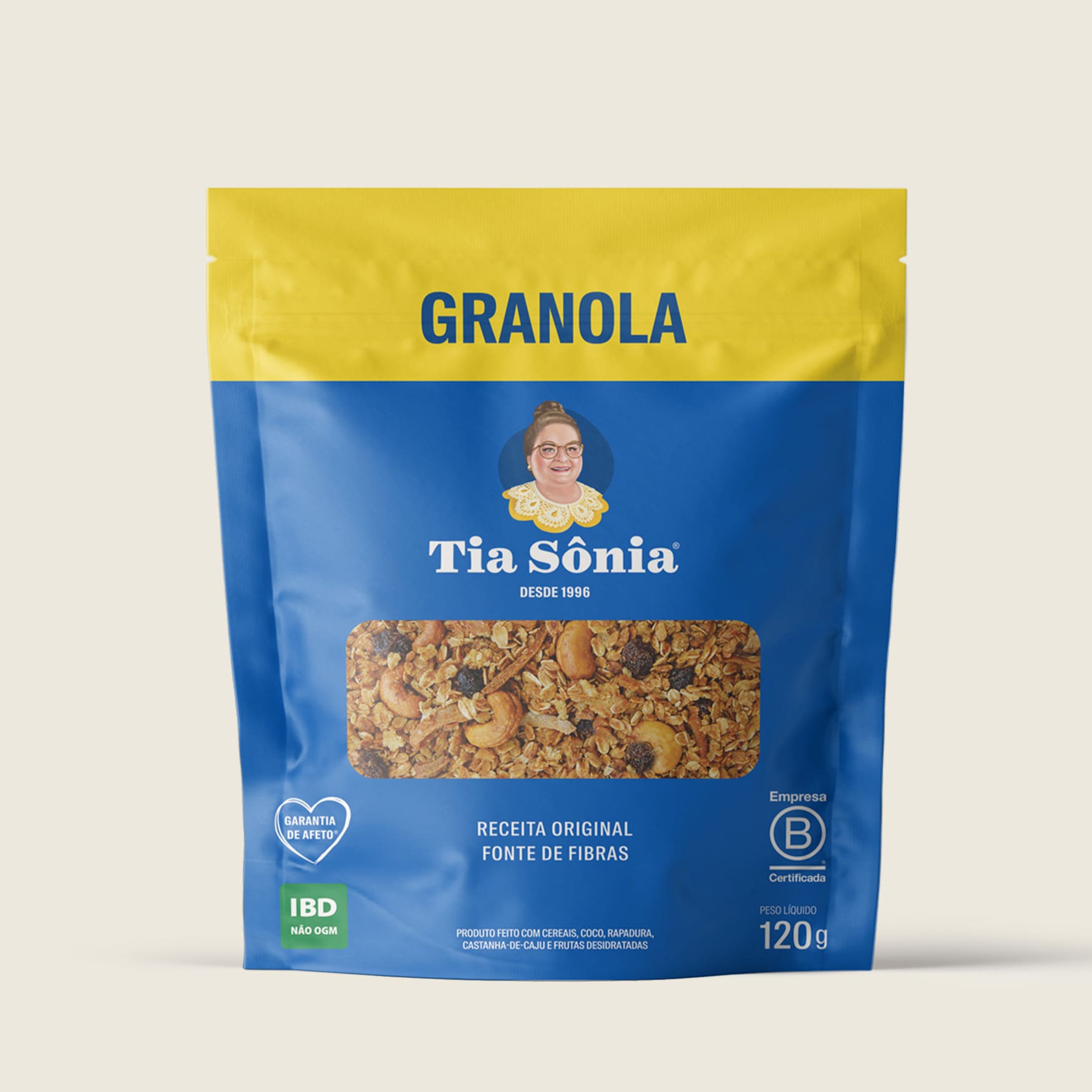 GRANOLA TRADICIONAL TIA SONIA 120G