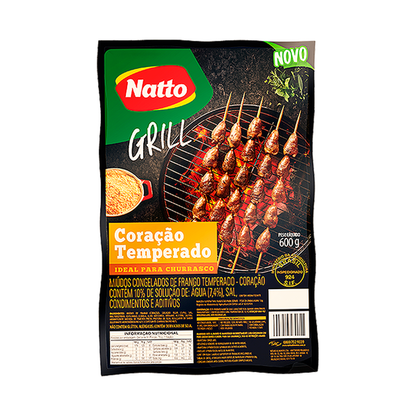 CORACAO FRANGO TEMPERADO CONG TMF NATTO 600G