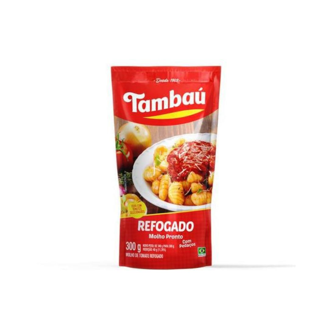 MOLHO DE TOMATE TAMBAU REFOGADO 300G SACHE