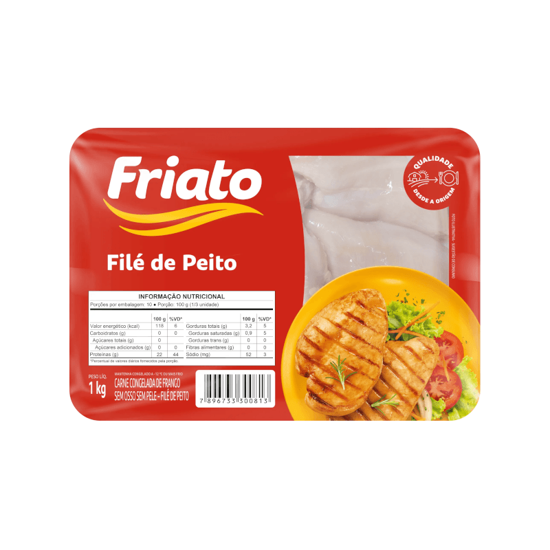 FILE DE PEITO FGO FRIATO 1KG