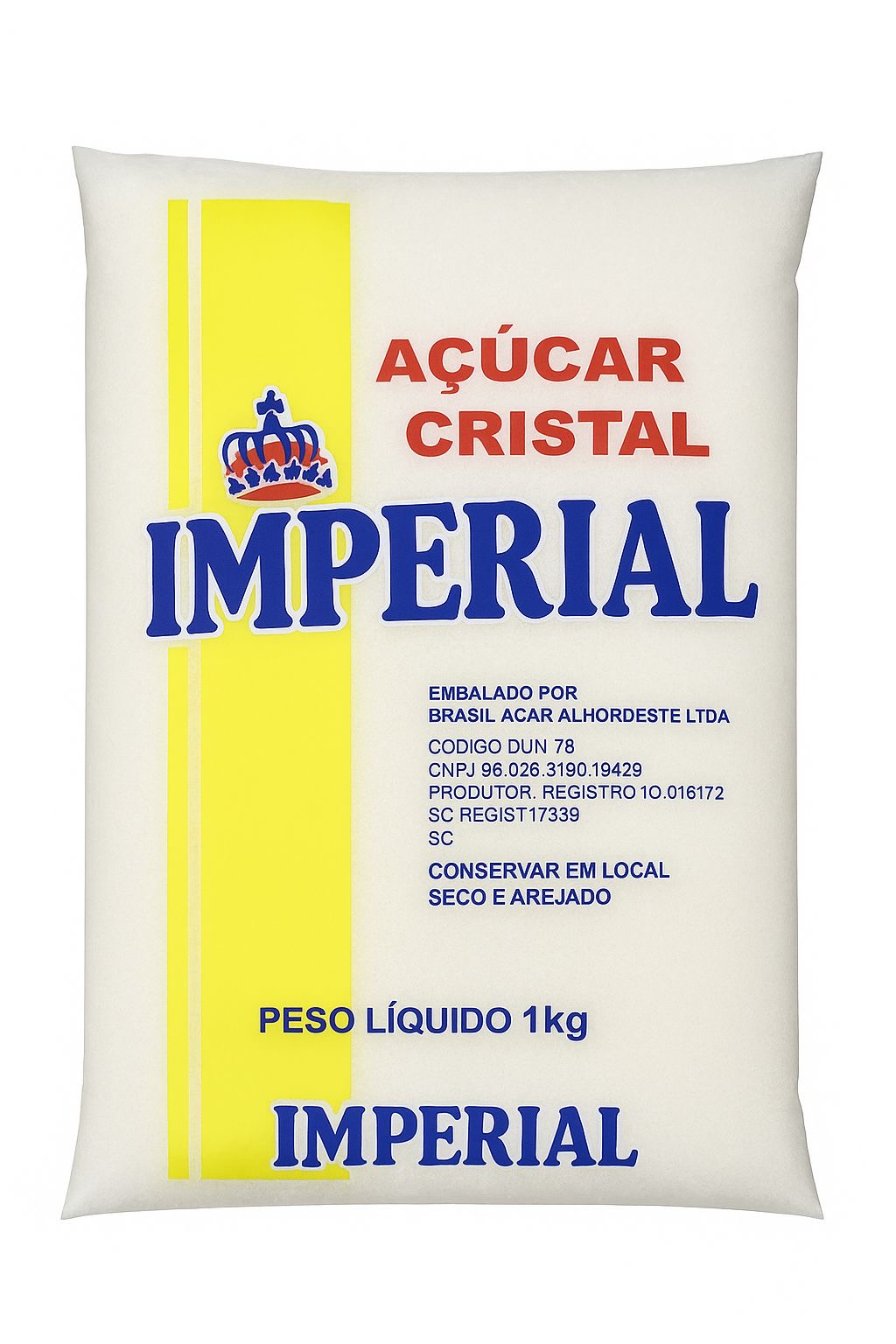 ACUCAR CRISTAL IMPERIAL 1KG