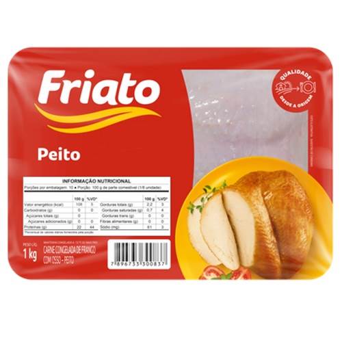 PEITO DE FRANGO CONG FRIATO 1KG