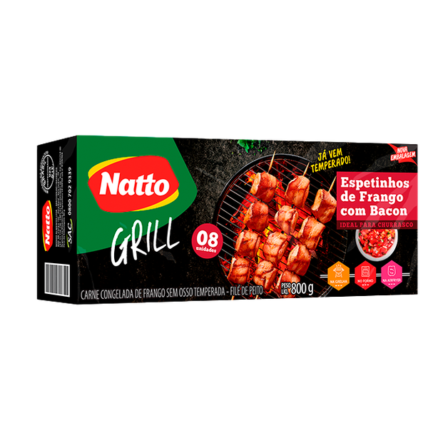 ESP TEMP CONG FRANGO C BACON NATTO 800G