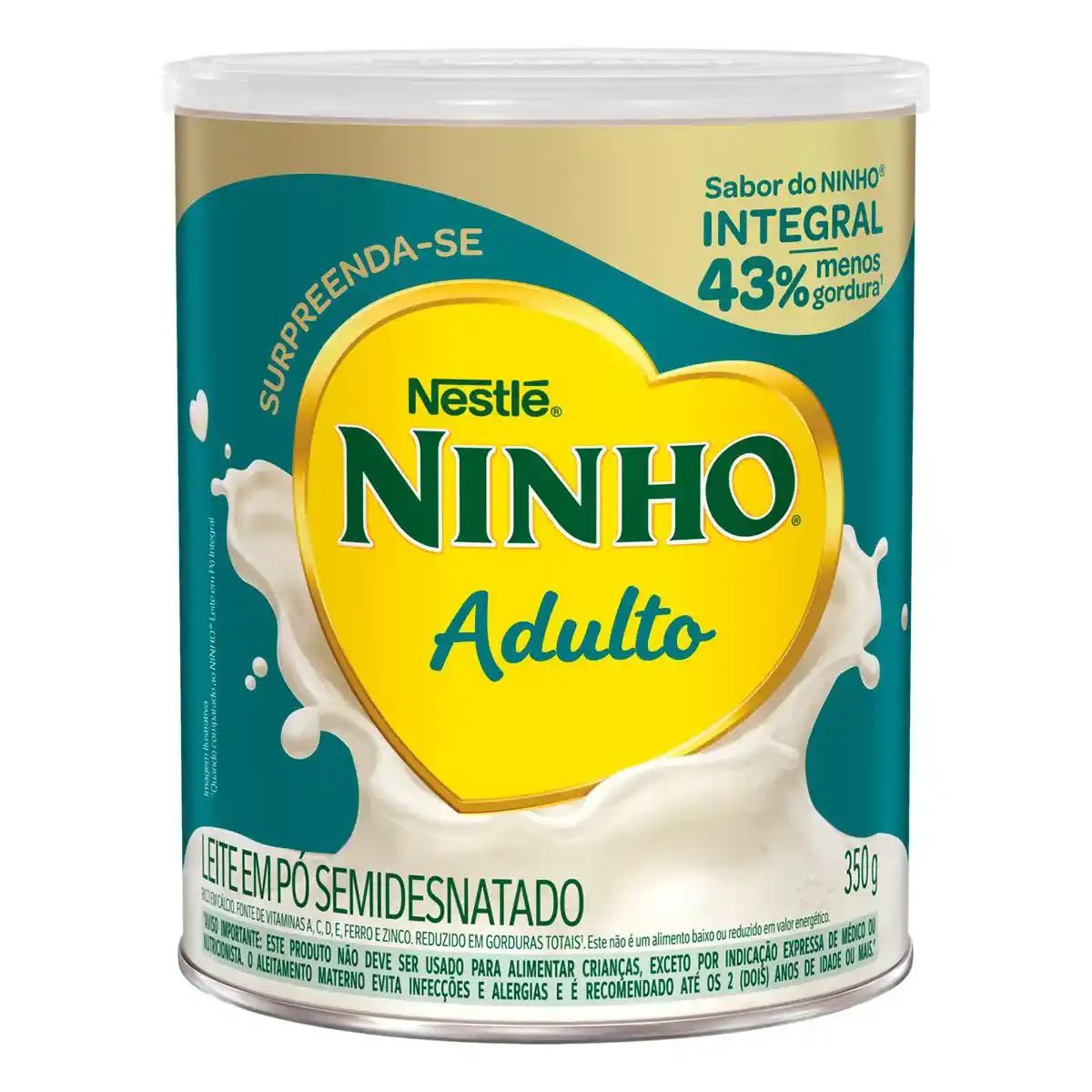 LEITE EM PO NINHO ADULTO 350G
