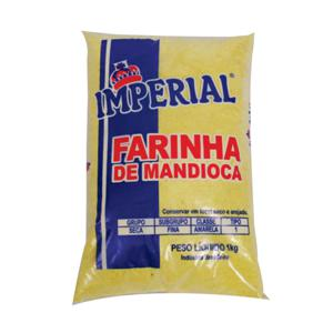 FARINHA DE MANDIOCA IMPERIAL AMARELA 1KG