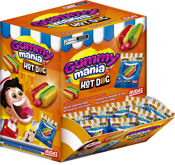 GUMMY MANIA HOT DOG 15G