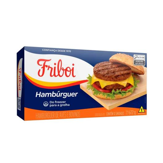 HAMBURGUER FRIBOI MISTO 672G
