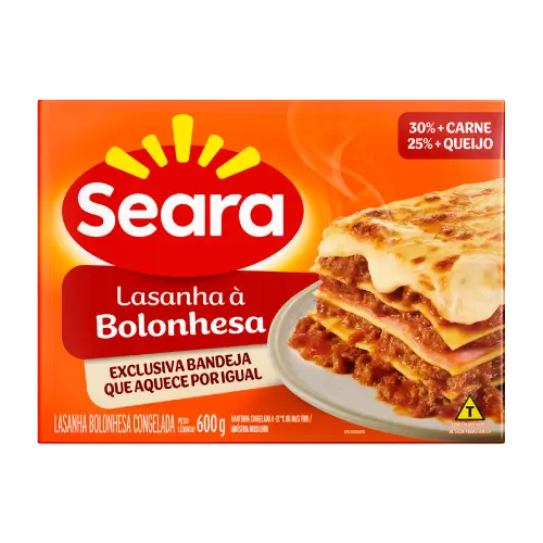 LASANHA A BOLONHESA SEARA 600G