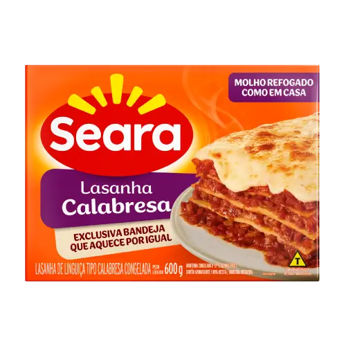 LASANHA SEARA 600G CALABRESA