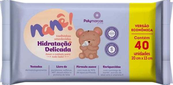 LENC UMED NANE 04UN HIDRATACAO DELICADA