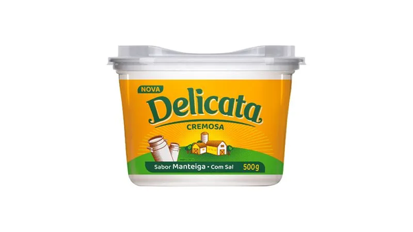 MARGARINA DELICATA CREMOSA COM SAL 500G