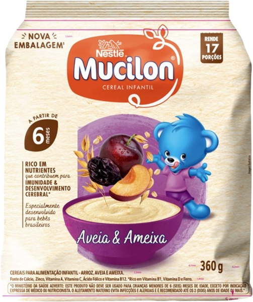 MUCILON NESTLE 360G AVEIA AMEIXA SACHE