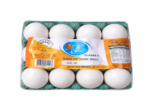 OVOS BRANCOS BL BDJ C/12UN