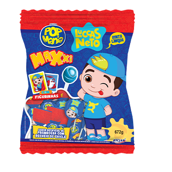 PIRULITO POP MANIA MAXXI 672G LUCCAS NETO