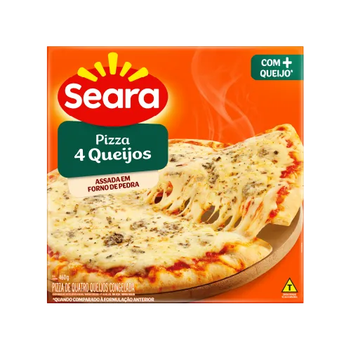 PIZZA SEARA 460GR 4QUEIJOS
