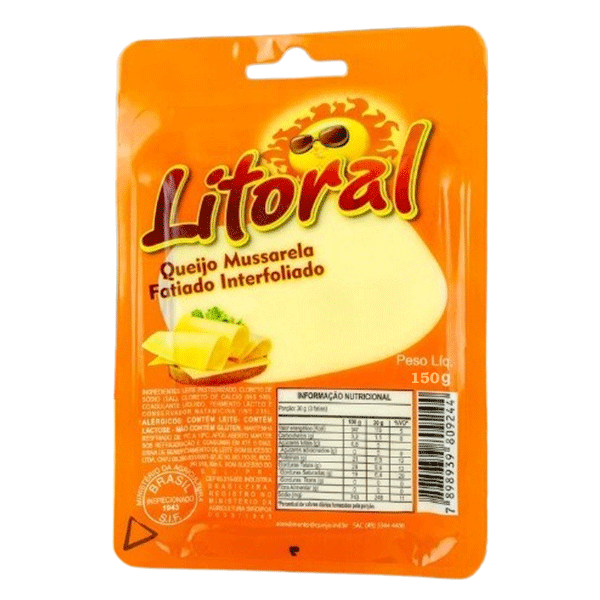 QUEIJO MUSSARELA FT LITORAL 150G