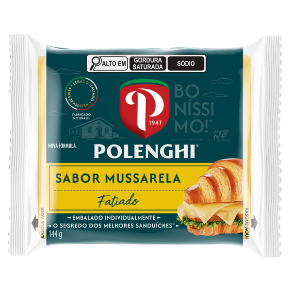 QUEIJO SANDWICH POLENGHI MUSSARELA 144G