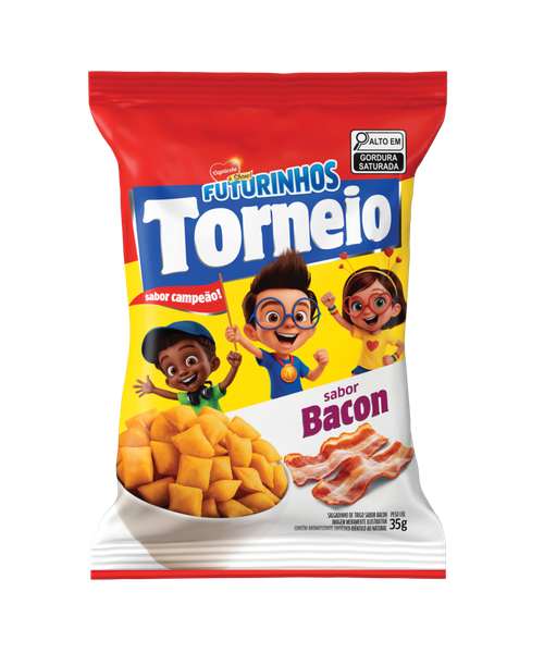 SALGADINHO TORNEIO FUTURINHOS 35G BACON