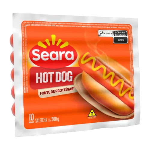 SALSICHA HOT DOG SEARA 500G