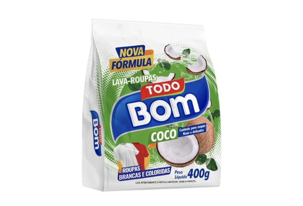 TODO BOM LAVA ROUPAS PO COCO 400G