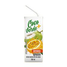 AGUA DE COCO COCO VERDE + MARACUJA 200ML