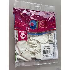 BALAO FOLIA BRANCO C/ 20 UN
