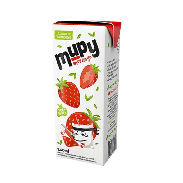 BEB DE SOJA MORANGO MUPYSACHE 200ML