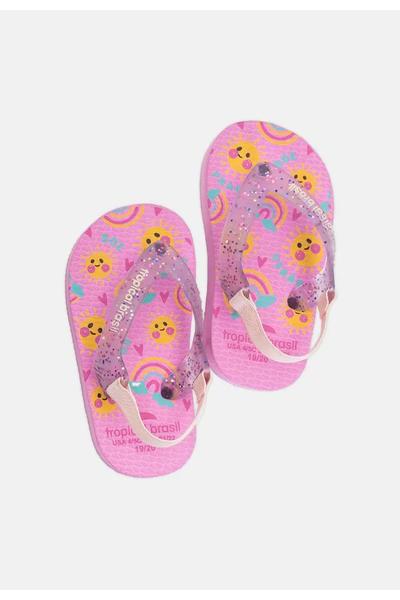 CHINELO BABY TROPICAL BRASIL ROSA 21/22