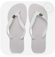 CHINELO TROPICAL BRASIL CIANO/WHIT 37/38