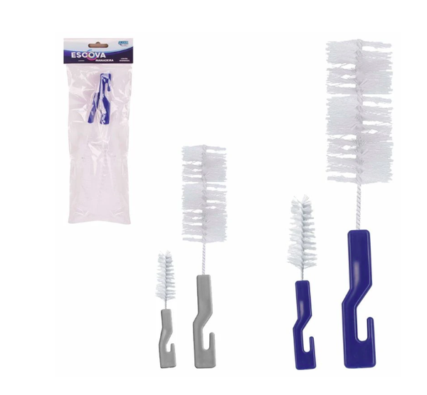 ESCOVA CABO LONGO 28X4CM CLEAN TECH