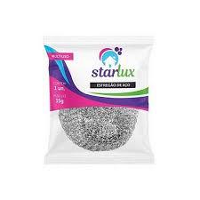 ESFREGAO DE ACO STARLUX 15G C/1UN