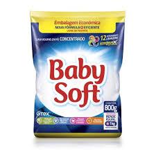 LAVA ROUPAS PO BABY SOFT SACHE 800G
