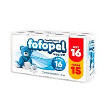 PAPEL HIG FOFOPEL NEUTRO LEVE16PG15