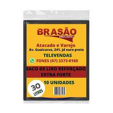 SACO DE LIXO R.BRASAO 30LT