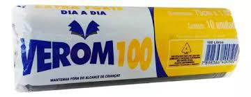 SACO DE LIXO VEROM 100L ROLO 10 SACOS