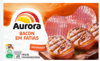 BACON AURORA FATIADO 250G