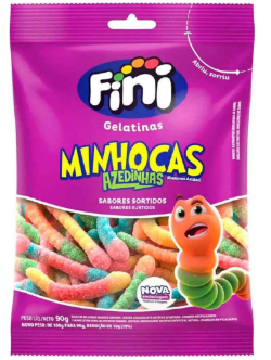 BALA FINI MINHOCAS CITRICAS 80G
