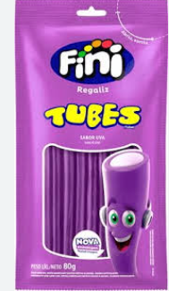 BALA FINI TUBINHO UVA 80G