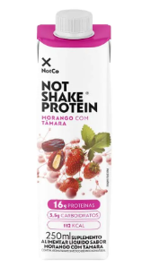 BEB NOTSHAKE PROTEIN MORANGO C/TAMARA 250ML
