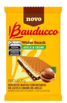 BISC BAUDUCCO WAFER SNACK AVELA/CREM 20G
