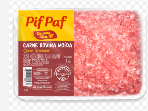 CARNE BOVINA MOIDA PIFPAF 500G