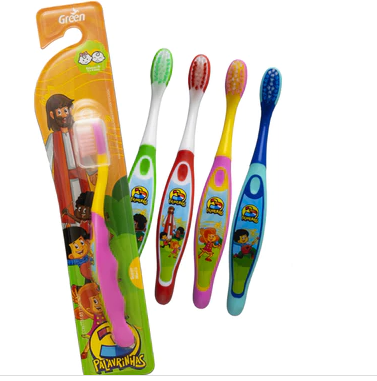 ESC DENT GREEN KIDS 3 PALAVRINHAS MACIA UN