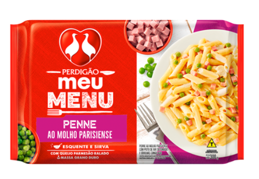 FETTUCCINE PERDIGAO PENNE AO MOLHO PARISIENSE 300G