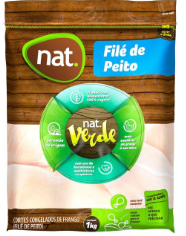 FILE DE PEITO FRANGO NAT VERDE 1KG PCT