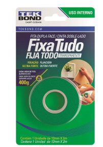 FITA DUPLA FACE TEKBON 12MMX2M