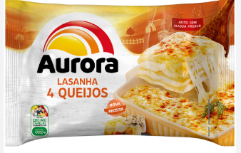 LASANHA 4 QUEIJOS AURORA 600G