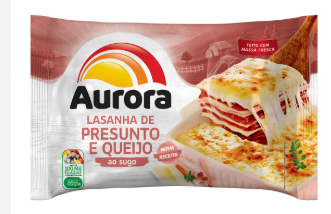 LASANHA PRES/QUEIJO AURORA 600G