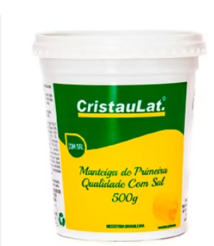 MANTEIGA CRISTAULAT C/SAL 500G