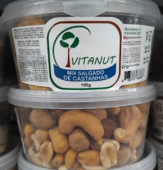 MIX SALGADO DE CASTANHAS VITANUT 100G